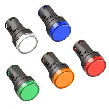 Swion AD22-22DS 22 mm 24V Kırmızı Sinyal Lambası