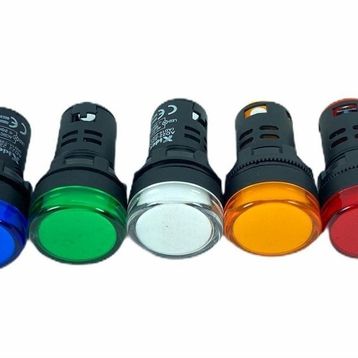 Swion Xider AD22-22DS 22 mm 220V Beyaz Sinyal Lambası