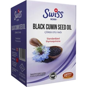 Swiss Bork Çörek Otu Yağı 60 Kapsül