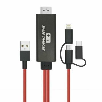 Swiss Charger SCV-30043 Görüntü Aktarım Kablosu