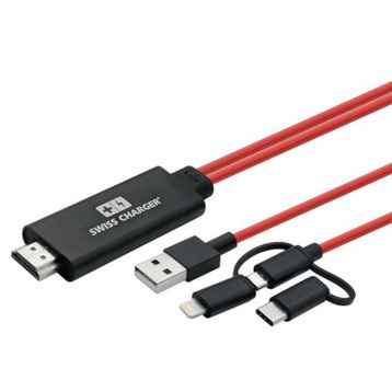Swiss Charger SCV-30043 Görüntü Aktarım Kablosu