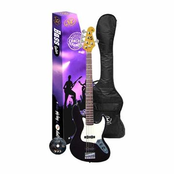 SX SJB62+/5/BK Siyah Bass Gitar