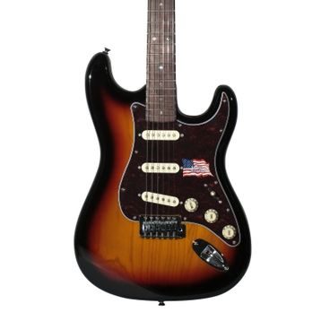 SX SSTASHR3TS Ash Wood 3 Tone Sunburst Elektro Gitar