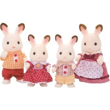 Sylvanian Families 4150 Çikolata Kulaklı Tavşan ve Ailesi