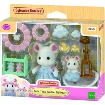 Sylvanian Families 5805 Kardeşle Köpüklü Banyo Seti