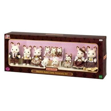 Sylvanian Families 5848 Çikolata Tavşan Ailesi Yıldönümü Figür Seti