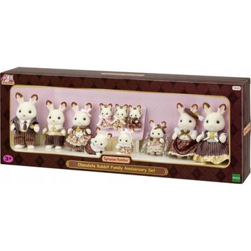 Sylvanian Families 5848 Çikolata Tavşan Ailesi Yıldönümü Figür Seti
