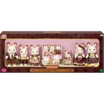 Sylvanian Families 5848 Çikolata Tavşan Ailesi Yıldönümü Figür Seti