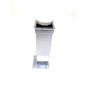 Sym Kare 40x40 15 cm Krom Alüminyum Ayak