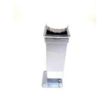 Sym Kare 40x40 15 cm Krom Alüminyum Ayak