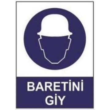 Sym STW011 Baretini Giy Uyarı Levhası