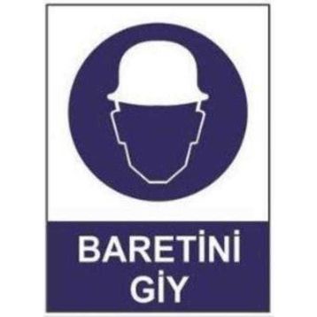 Sym STW011 Baretini Giy Uyarı Levhası