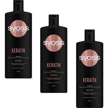 Syoss 3x500 ml Kırılma Karşıtı Keratin Özlü Bakım Şampuan