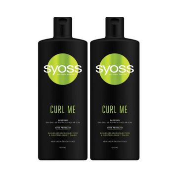 Syoss Curl Me Bukle Belirginleştirici 2x500 ml Şampuan