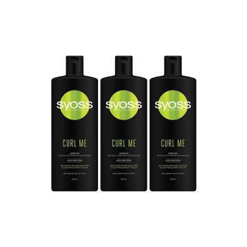 Syoss Curl Me Bukle Belirginleştirici 3x500 ml Şampuan