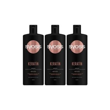 Syoss Keratin Mükemmelliği 3x500 ml Şampuan