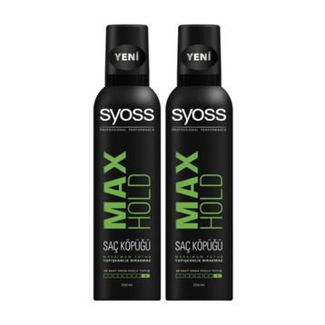 Syoss Max Hold 2x250 ml Saç Şekillendirici Köpük