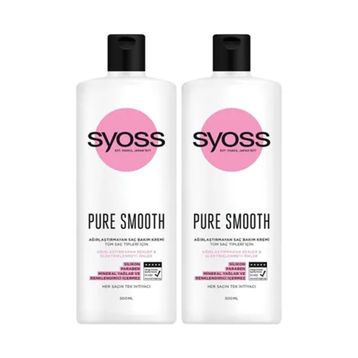 Syoss Pure Smooth Micellar 2x500 ml Şampuan