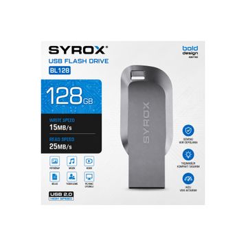 Syrox Bold Design BL128 128 GB Flash Bellek