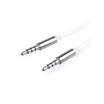 Syrox C20 3.5 mm 1 mt Beyaz Audio Aux Kablo