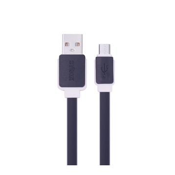 Syrox C63 Yassı 2.0a 1.2 mt Siyah Micro Usb Şarj ve Usb Data Kablosu