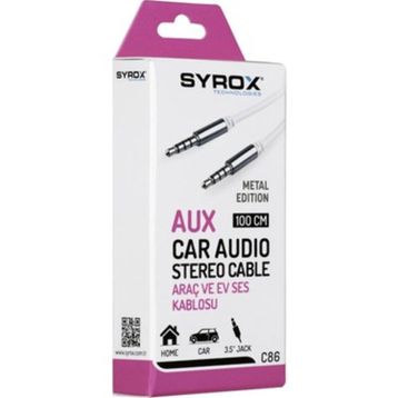 Syrox C86 1 m Aux Kablo