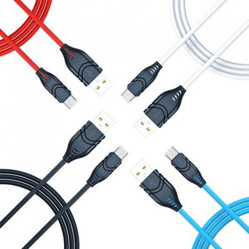 Syrox C98 2.1A 1.1 m Micro USB Flex Silikon Data Şarj Kablosu