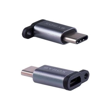 Syrox DT14 Micro Giriş Type-C Uç Çıkışlı Otg Dönüştürücü