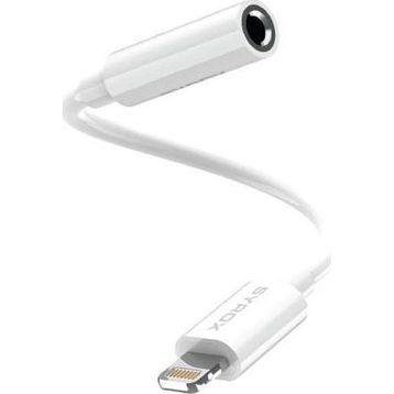 Syrox DT22L-A Lightning 3.5 mm Beyaz AUX Dönüştürücü