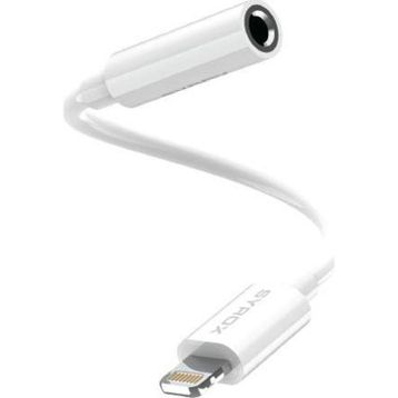 Syrox DT22L-A Lightning 3.5 mm Beyaz AUX Dönüştürücü