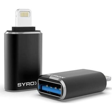 Syrox DT25UL Lightning USB 3.0 Siyah OTG Dönüştürücü