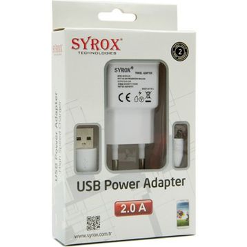 Syrox General Mobile 4G AnDroid One Hızlı Şarj Cihazı