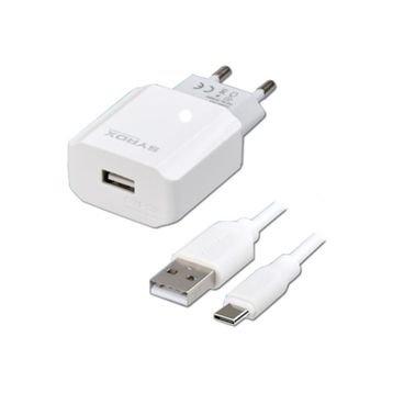 Syrox J48 Type-C Girişli 2.6A Hızlı Şarj