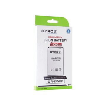 Syrox LG G3 / G3 Stylus 3000 mAh B170 Batarya