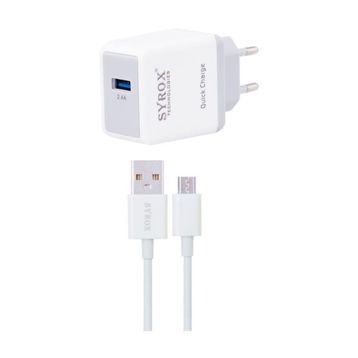 Syrox Micro USB Hızlı Şarj Cihazı
