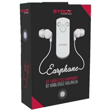Syrox MX13 5.0 Beyaz Bluetooth Spor Kulaklık