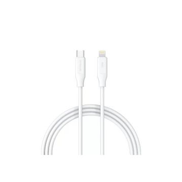 Syrox PD18LK 3.0A 18W 1 mt Type-C Lightning Beyaz Şarj ve Data Kablosu