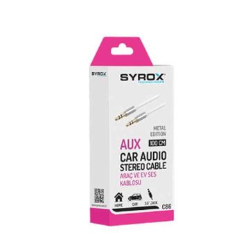 Syrox SYX-C86 Aux Audio Ses Kablosu