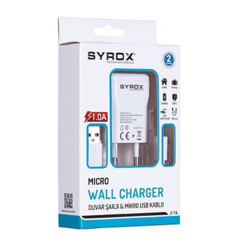 Syrox SYX-J14 Micro USB Şarj Cihazı