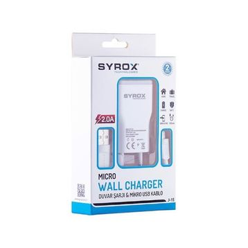 Syrox SYX-J15 Micro Android USB Şarj Cihazı