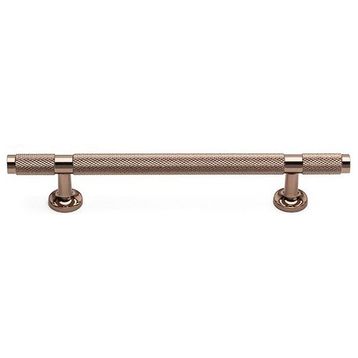 System 128 mm Rose Rengi Klasik Kulp Mobilya Hırdavatı