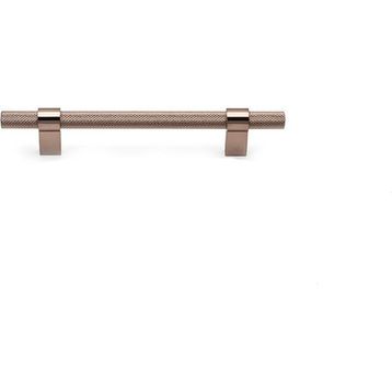 System 128 mm Rose Rengi Klasik Kulp Mobilya Hırdavatı