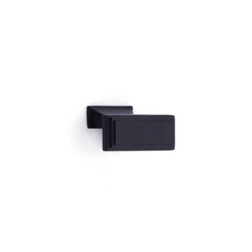 System 16 mm SY4237 0016 AL6 Siyah Düğme Kulp