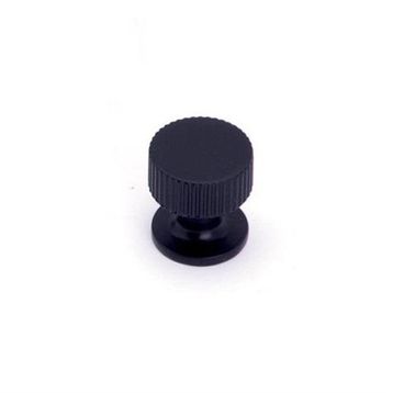 System 26 mm SY1975 0026 AL6 Siyah Düğme Kulp