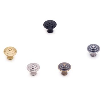 System 32 mm SY1935 0032 AL6 Siyah Düğme Kulp