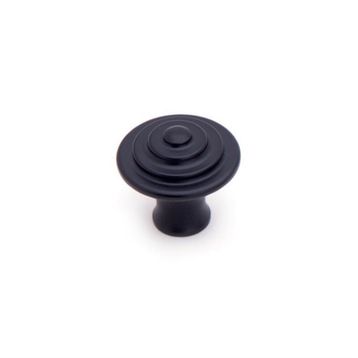 System 32 mm SY1935 0032 AL6 Siyah Düğme Kulp