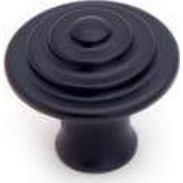 System 32 mm SY1935 0032 AL6 Siyah Düğme Kulp