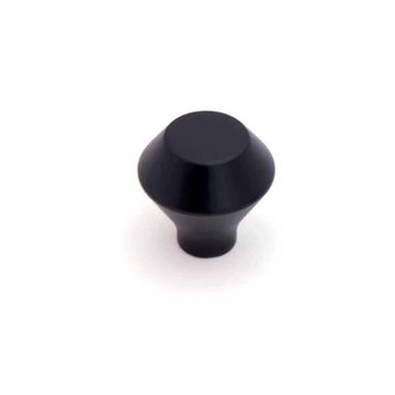 System 32 mm SY1945 0032 AL6 Siyah Düğme Kulp