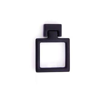System 47 mm SY4636 0047 AL6-AL6 Siyah Düğme Kulp