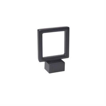 System 47 mm SY4636 0047 AL6-AL6 Siyah Düğme Kulp